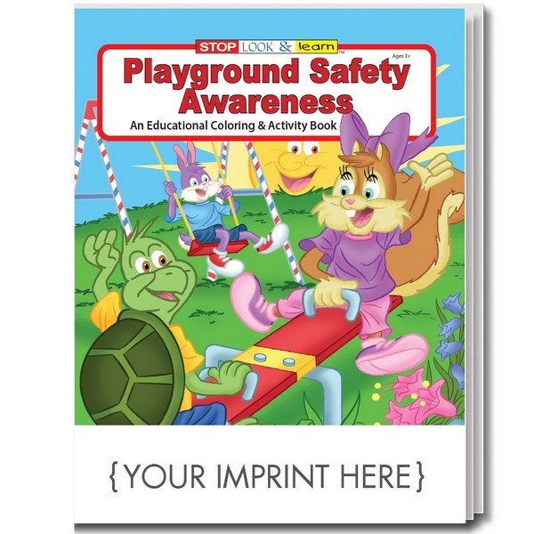 SC0249 Playground Safety and Awareness Coloring and Activity BOOK With